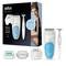 'Braun Silk-épil 5' Epilator Set with Attachments, Wet and Dry, Ideal for Beginners. Packaging Displays Model and Product Variants.