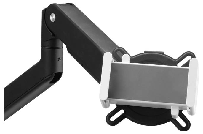 One For All Tablethalterung fuer Monitorarm Monitor arm tablet holder White
