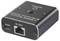 A black network switch with a USB-C power connection and Ethernet port, labelled '2.5G/5G Network Bi-Direction Switch'.
