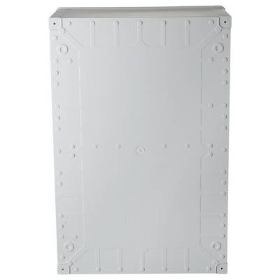 A rectangular, light grey box with embossed edges and screws. Designed for mounting, showing no additional details or logos.