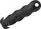 A black safety knife with 'Klever Kutter' printed on the handle, suitable for cutting packaging materials.