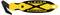Black and yellow safety knife with 'Klever XChange' written on it, ergonomic design with interchangeable blade.