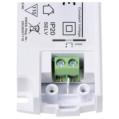 TRU COMPONENTS TC-YSL20F-2400830 LED transformer Constant voltage 20 W 0.83 A 24 V DC Approved for use on furniture, Ove-4