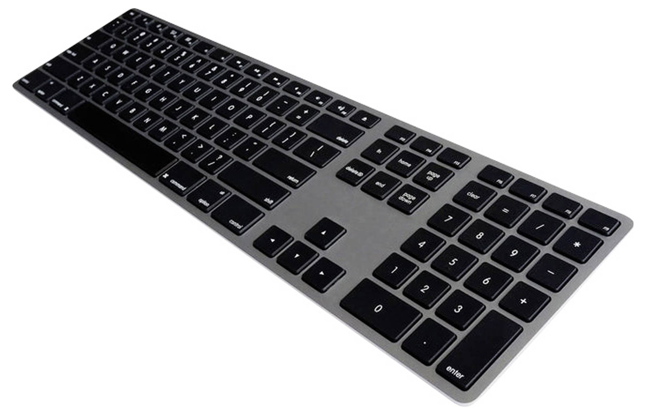 Matias FK318B Wired Aluminium Keyboard for Mac USB Keyboard English (US), QWERTY, Macintosh Space Grey-1