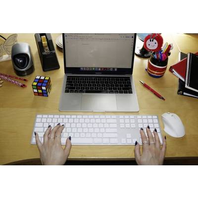 Matias FK416DCS-DE Wireless USB-C® Keyboard for Mac Wireless Keyboard German, QWERTZ, Macintosh Silver-10