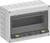 A grey, rectangular plastic enclosure with a transparent lid, suitable for the installation of electrical components.