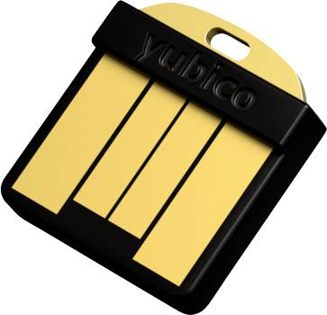 Yubico USB password manager stick Black/golden 5060408464250