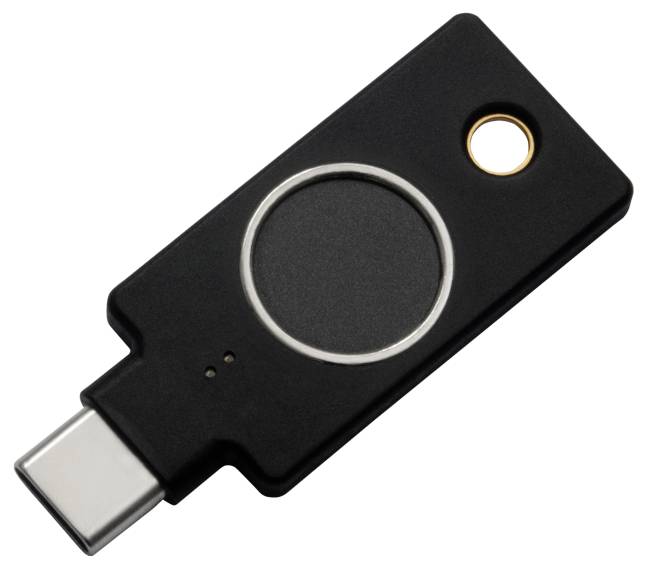 Yubico USB password manager stick Black/golden 5060408464175