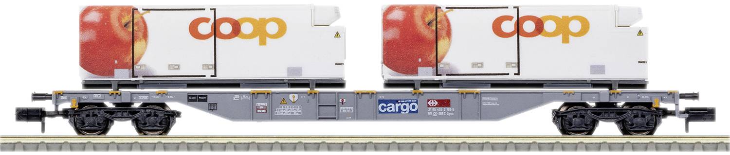 Image of MiniTrix 15495 N Coop® container carriage of SBB