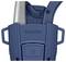 'Martor' safety knife with blue protective cover and lever. The design emphasises handling and safe usage.