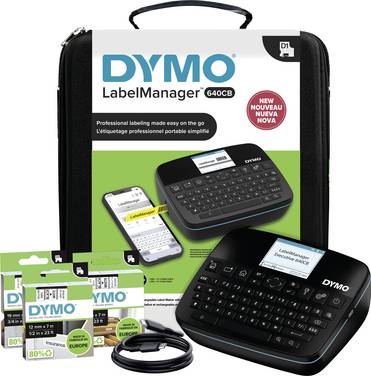DYMO LabelManager Label printer Suitable for scrolls: D1 6 mm, 9 mm, 12 mm, 19 mm, 24 mm