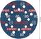 Disc-shaped sanding paper with multiple holes, printed with 'EXPERT', 'BOSCH', and '80', showing a 125 mm diameter.