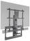 A universal metal TV wall mount with adjustable arms, suitable for large flat-screen televisions.