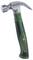 Bosch hammer with green and black handle, 12 oz