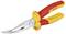 Long-nose pliers with red and yellow handle, Bosch brand, ideal for gripping and cutting wires or small objects.