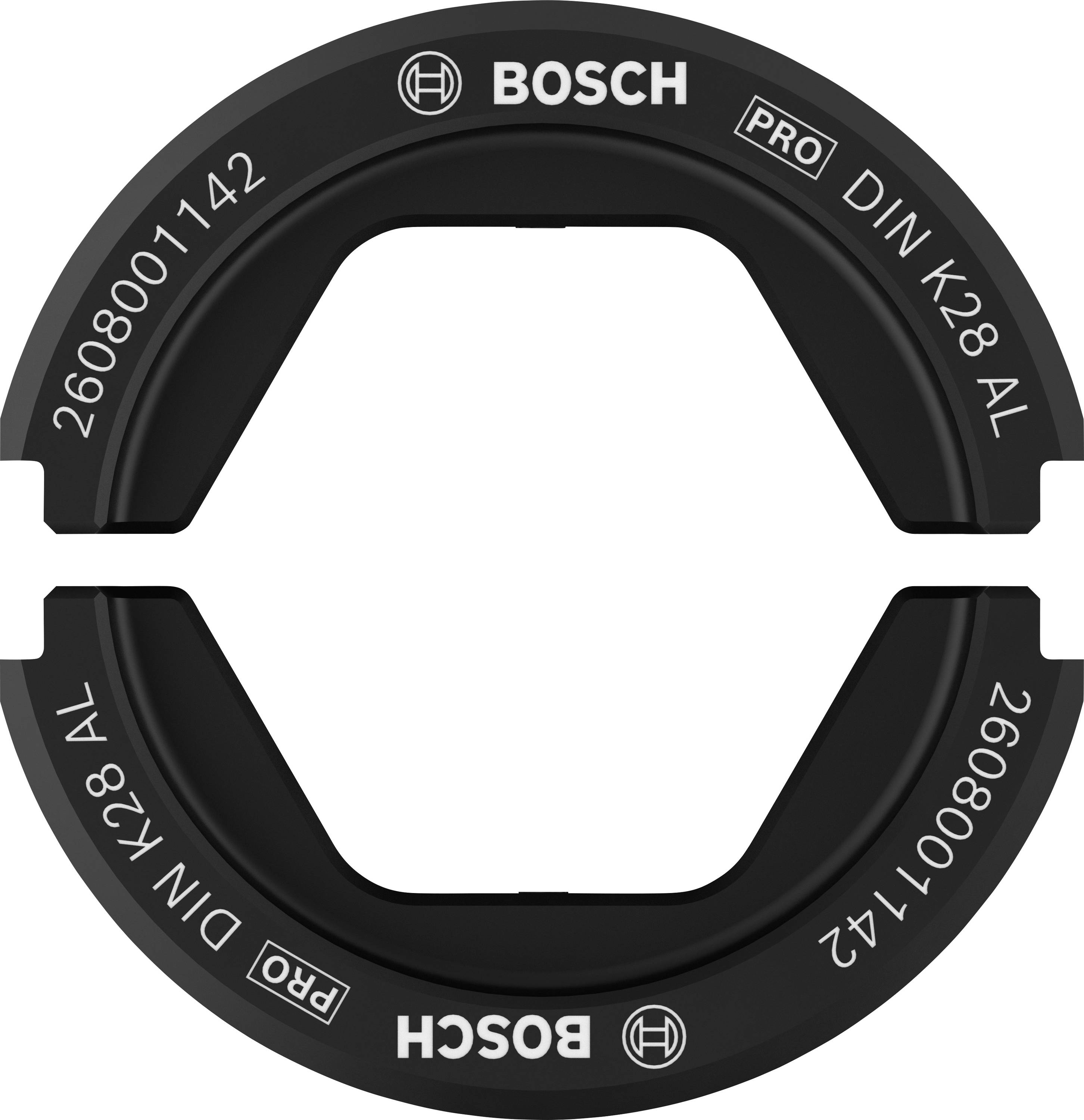 Bosch Accessories 2608001142 2608001142 Crimp inset Spade terminals, Spade terminals 150 up to 150 mm²