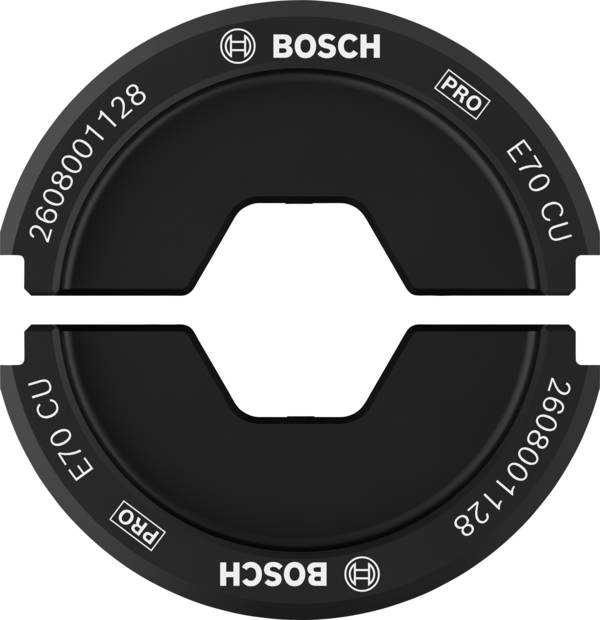 Bosch Accessories 2608001128 2608001128 Crimp inset Spade terminals, Spade terminals 70 up to 70 mm²