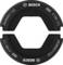 Bosch Spare Parts Ring, black, with part numbers '2608001132' and '2608001132', shows parts of a tool system.