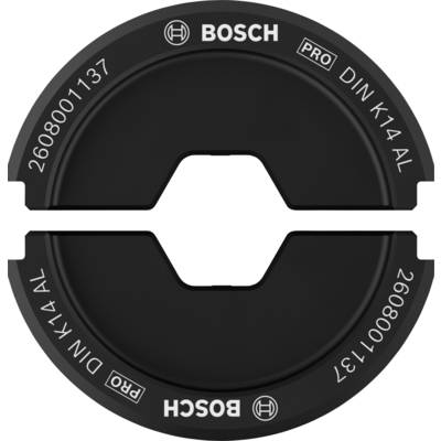 Halter by Bosch, black, with the inscription 'PRO DIN K14 AL', designed for technical applications.