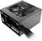 Thermaltake 'Hamburg 650W' Power Supply. Showing fan and cable connection. Part of the German Series, 80 PLUS certified.