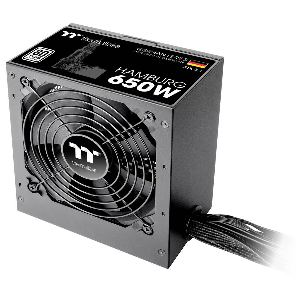 Thermaltake hamburg 650w | atx3. 1 | 80 plus | napajalnik 1 Thermaltake german series hamburg pc power supply unit 650 w komponentko