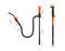Hand pump with S-shaped hose, length 500 mm and width 91 mm, shows dimensions and design. Suitable for pumping liquids.