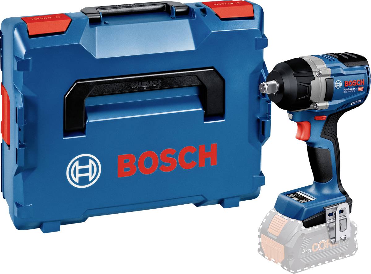 Bosch Professional GDS 18V-750 C 06019L9001 Cordless impact driver 18 V No. of power packs included 0