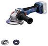 Bosch Professional GWS 18V-11 06019N4100 Cordless angle grinder 125 mm incl. rechargeables, incl. quick-release nut 1100 W