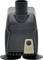 Aquarium water pump with a black, rectangular body and beige adjustment button, designed for water circulation or filtration systems.
