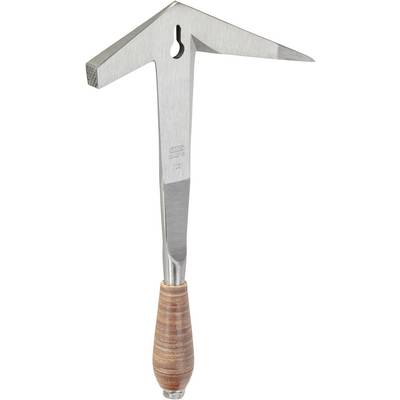 A silver-coloured carpenter's hammer with a wooden handle, used for working with wood and metal nails.