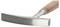 A small hammer with a wooden handle, suitable for metalworking. Large, flat steel head for precise strikes.
