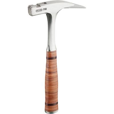 A carpenter's hammer with a silver head and brown handle, suitable for construction and woodworking tasks.