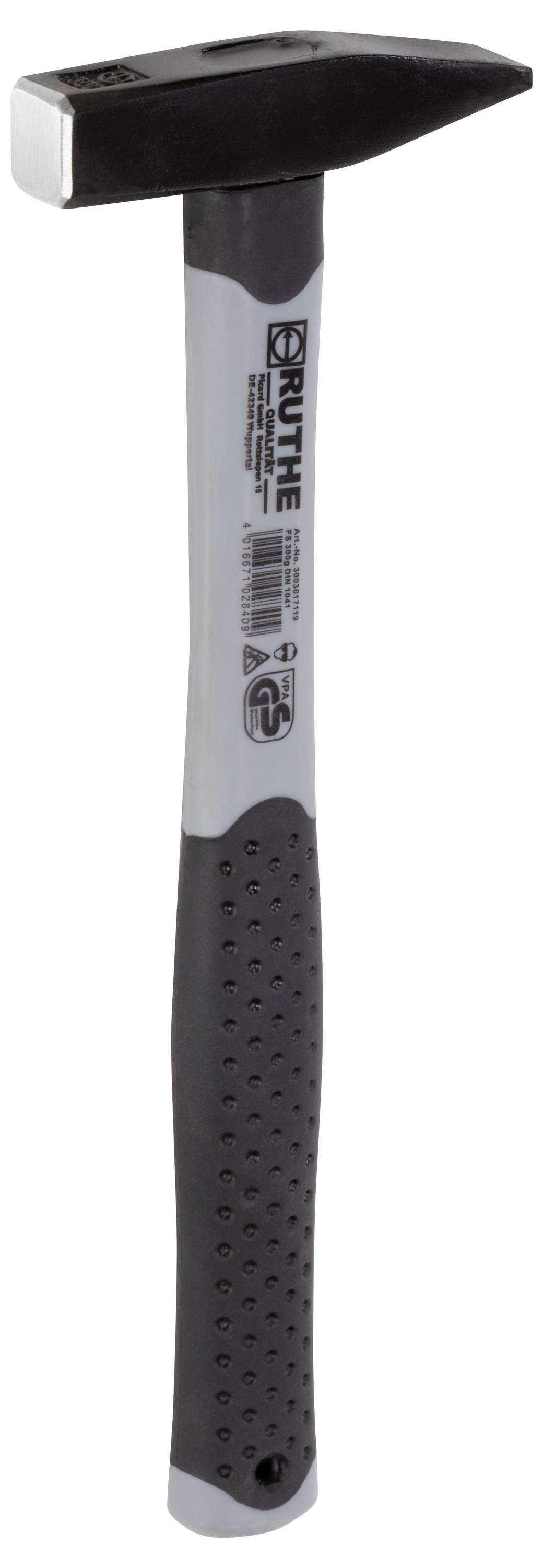 A hammer with a black head and grey handle, suitable for construction or DIY work. The manufacturer's name is visible.