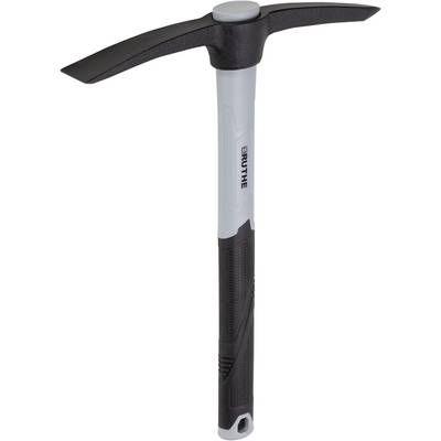 A grey engineering hammer with a black handle and wide blade, suitable for working on hard surfaces.