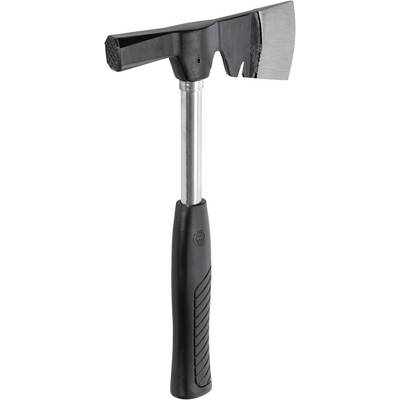 A splitting hammer with a black, rubberised handle and a metallic head, suitable for splitting wood.