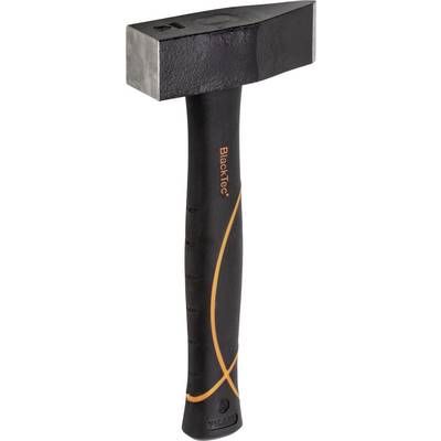 A black hammer with a wide head and a handle featuring orange accents. The handle is printed with the text 'BlackRec'.