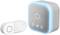 Wireless Doorbell Set with Illuminated Receiver and Bell Push, Ideal for Wireless Door Communication.