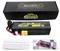 'Gens Ace' Battery Pack with 'Bashing' label. Contains 6800 mAh 14.8 V LiPo battery and instruction manual.