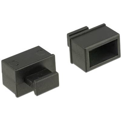 Delock DeLOCK Dust Cover for SFP - Schutzumschlag - Schwarz (Packung mit 10) Delock DeLOCK Dust Cover for SFP - Schutzum-1