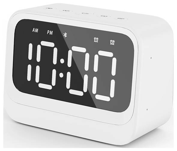 Image of Denver EC-53W Quartz Alarm clock White Alarm times 2