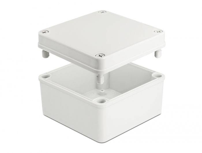 Delock 60398 Fitting bracket 125 x 75 x 125 Acrylonitrile butadiene styrene Grey 1 pc(s) Box-2