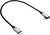 USB-C to Lightning cable in black with silver connectors, suitable for charging and syncing Apple devices.