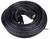 A long, coiled black VGA cable with visible VGA connector; for connecting monitors and graphics cards.
