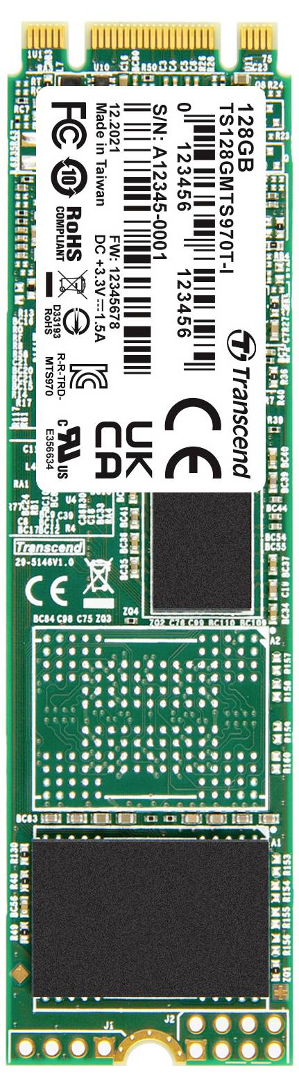 Transcend 128 GB SATA M.2 internal SSD 2280 TS128GMTS970TI-VS1