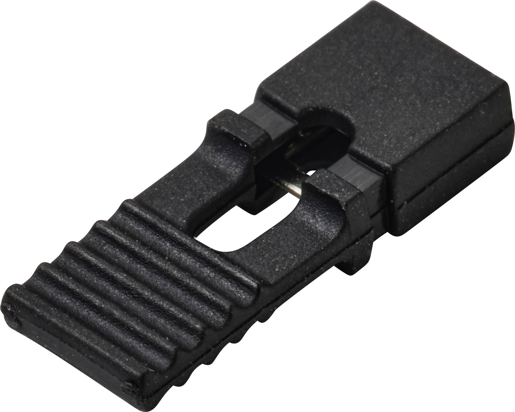 TRU COMPONENTS TC-13537768 Shorting jumper Contact spacing: 2.54 mm Pins per row:2 Content: 100 pc(s)-0