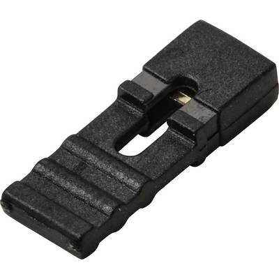 TRU COMPONENTS TC-13537824 Shorting jumper Contact spacing: 2 mm Pins per row:2 Content: 1 pc(s)-0