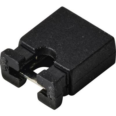 TRU COMPONENTS TC-13537836 Shorting jumper Contact spacing: 2.54 mm Pins per row:2 Content: 1 pc(s)-0