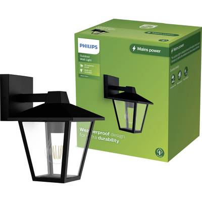 Philips LED Kinno 929004141201 Outdoor wall light LED (monochrome) E-27 Black-0