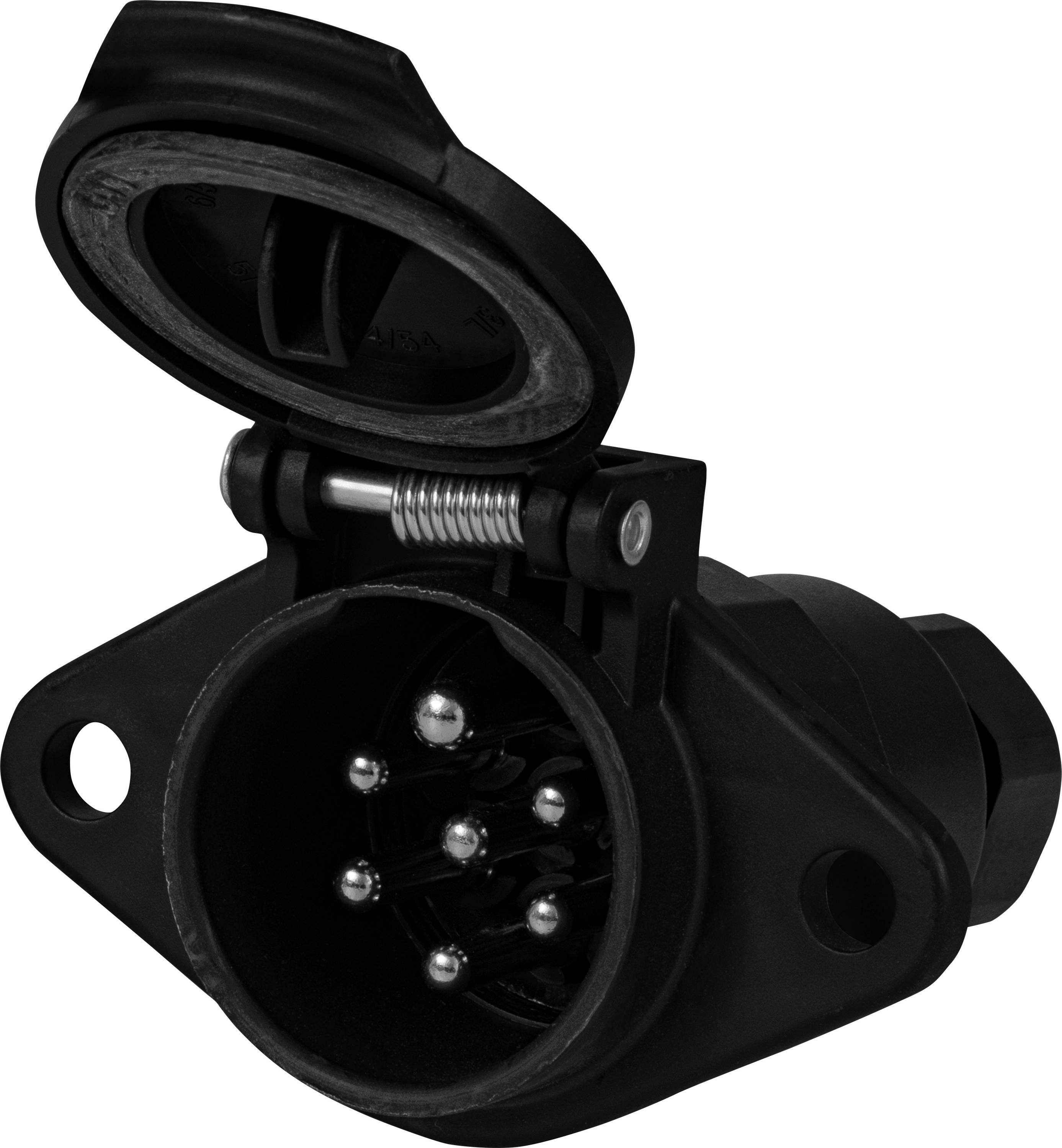 SecoRuet ES021 Trailer socket [Open cable ends - Trailer 7-pin type S socket] Plastic