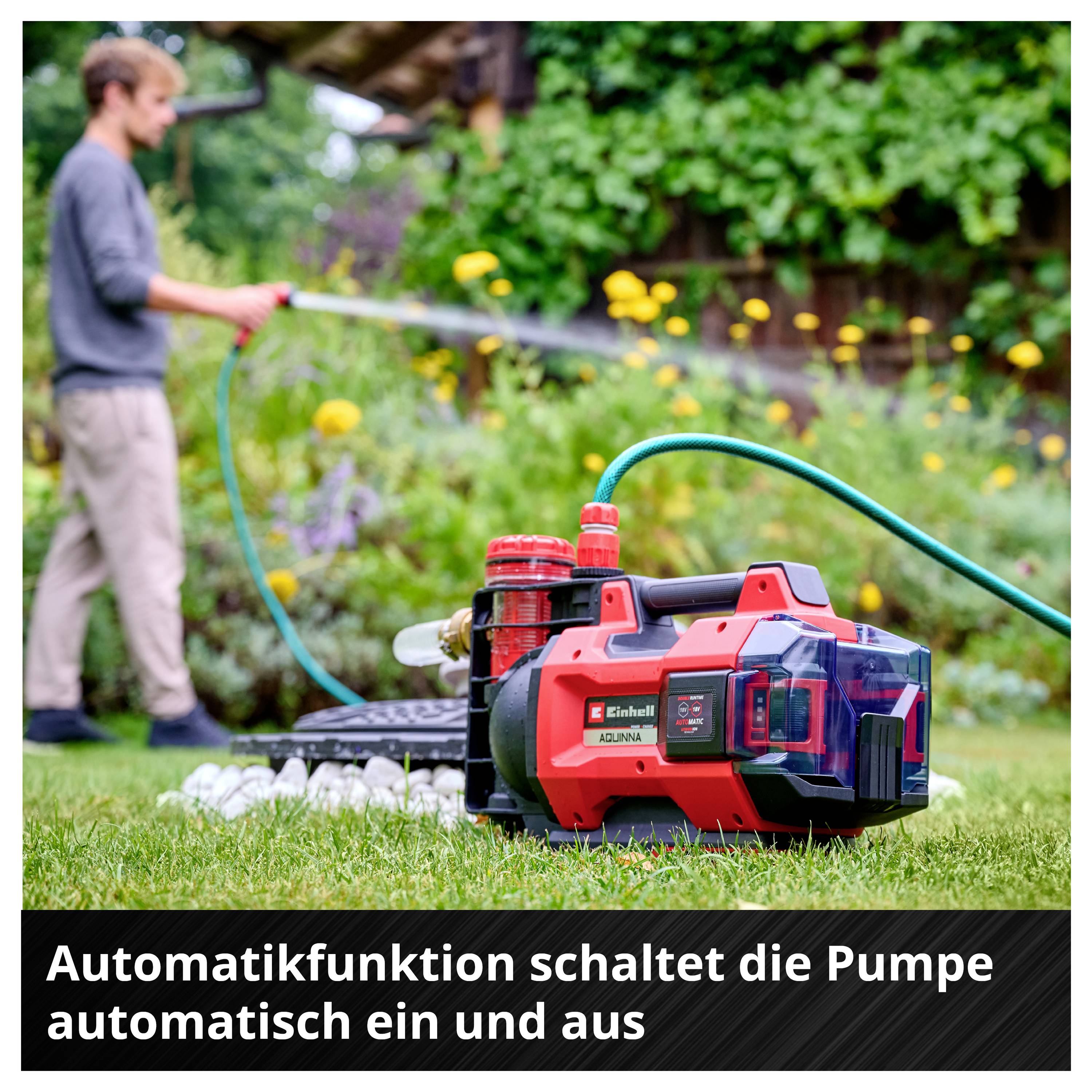 Einhell Power X-Change AQUINNA 18/30 F LED AUTOMATIC Cordless garden pump 3000 l/h 28 m-5